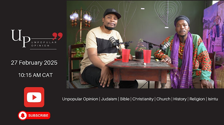 Unpopular Opinion | Judaism | Christianity | Bible | History | Isintu