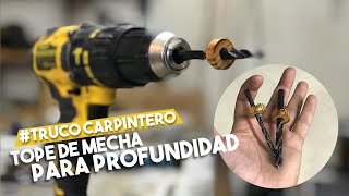 Pegajoso sostén Mediana TrucoCarpintero TOPE PARA BROCAS TIPO KREG, PROYECTO MUEBLE - YouTube