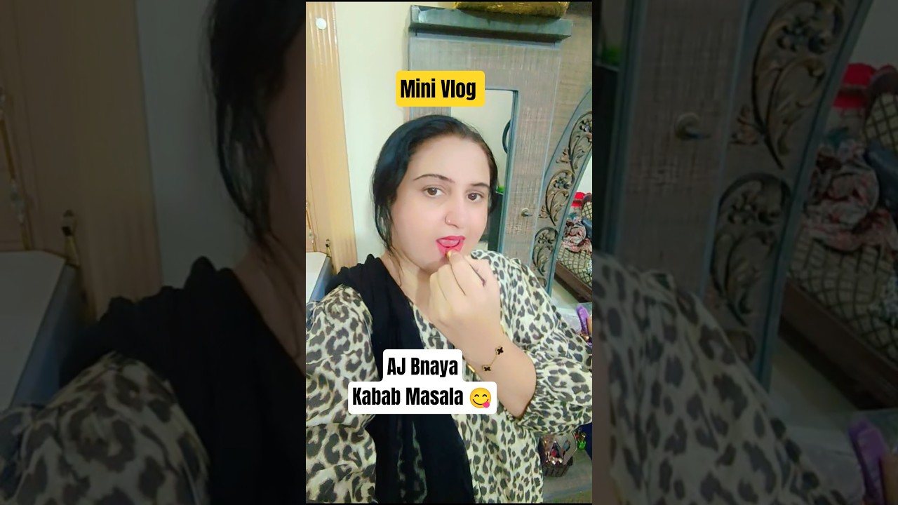 Aj Bnaya Kabab Masala 😋 