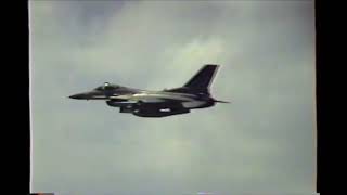 LOUD LOW F-16C Vipers Springfield OH ANG 178 FW 162 FS Sabers July 1995 Updated