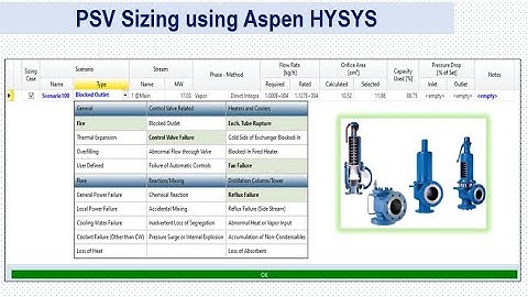 PSV Sizing using Aspen HYSYS _ Quick n Easy