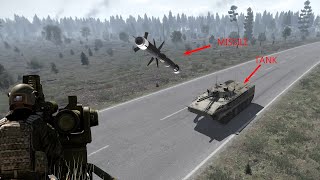 The Javelin's HEAT warhead Destroying Russian TANKS One by One | ARMA 3: Milsim