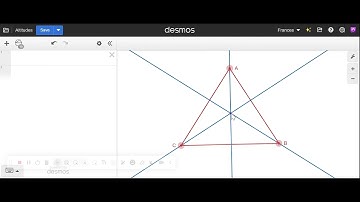Altitudes of a Triangle Using Desmos Geometry