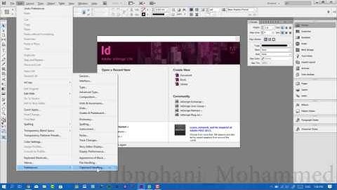 Setting Default Units in Adobe InDesign