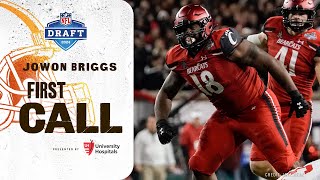 DT Jowon Briggs gets the Draft Call at No. 243 Overall | Cleveland Browns