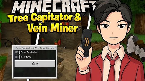 Minecraft Bedrock Tree Capitator Vein Miner Addon v6.1.0