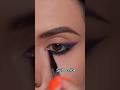Easy Eyeliner Hack♥️ #eyemakeup #makeuptutorial #makeup #makeuphacks #youtubeshorts #shortvideo #fyp