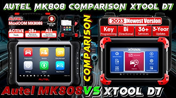 Autel MK808 vs Xtool D7: Which Is the Best OBD2 Scanner?