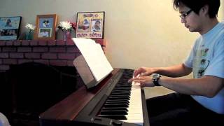 Video thumbnail of "祝你一路順風 (Tien ban len duong) - with my Yamaha P155"