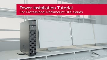 CyberPower New Professional Rackmount UPS Series for Tower Product Installation Tutorial