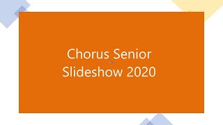 McArthur High School Chorus Senior Slideshow 2020