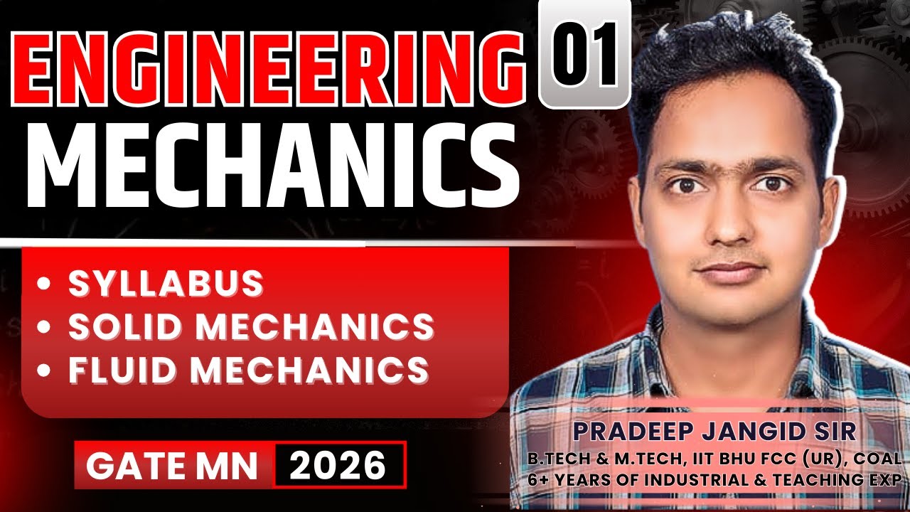 Engineering Mechanics Fundamentals | Syllabus, Solid Mechanics & Fluid Mechanics | Mining Gyan