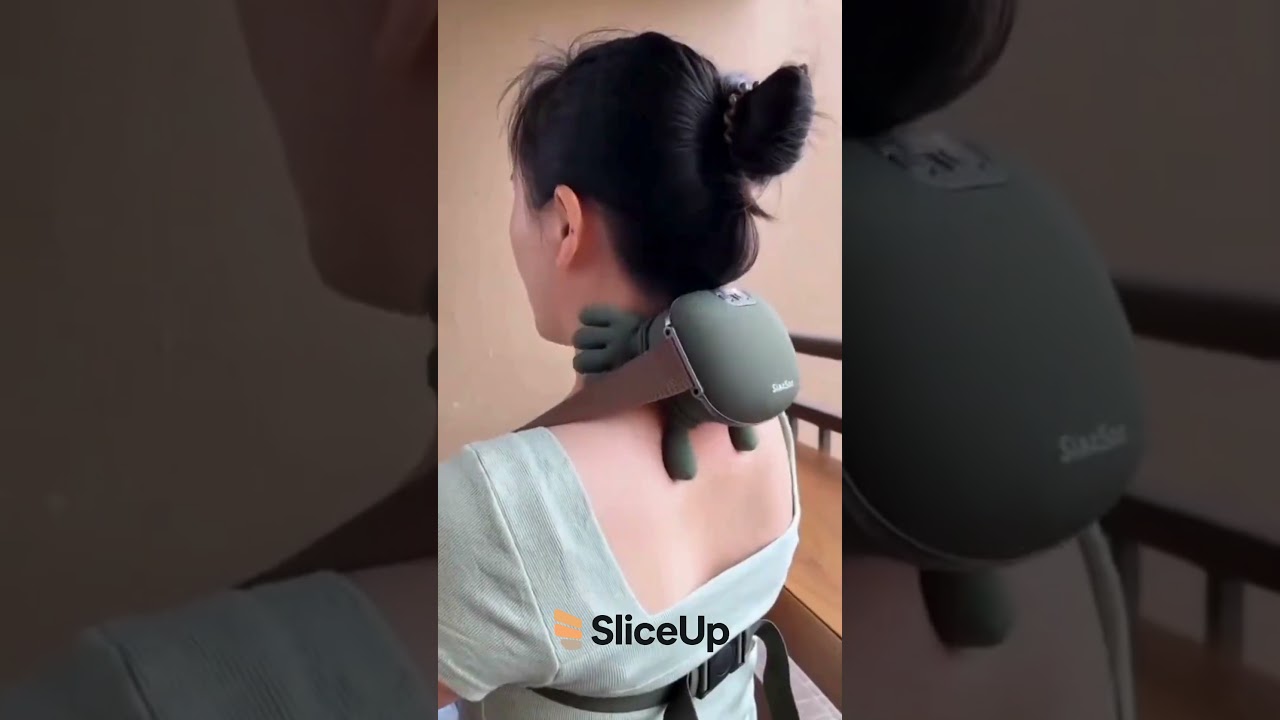 The Ultimate Neck & Shoulder Pain Relief Device! SliceUp 4D Massager Review & Demo