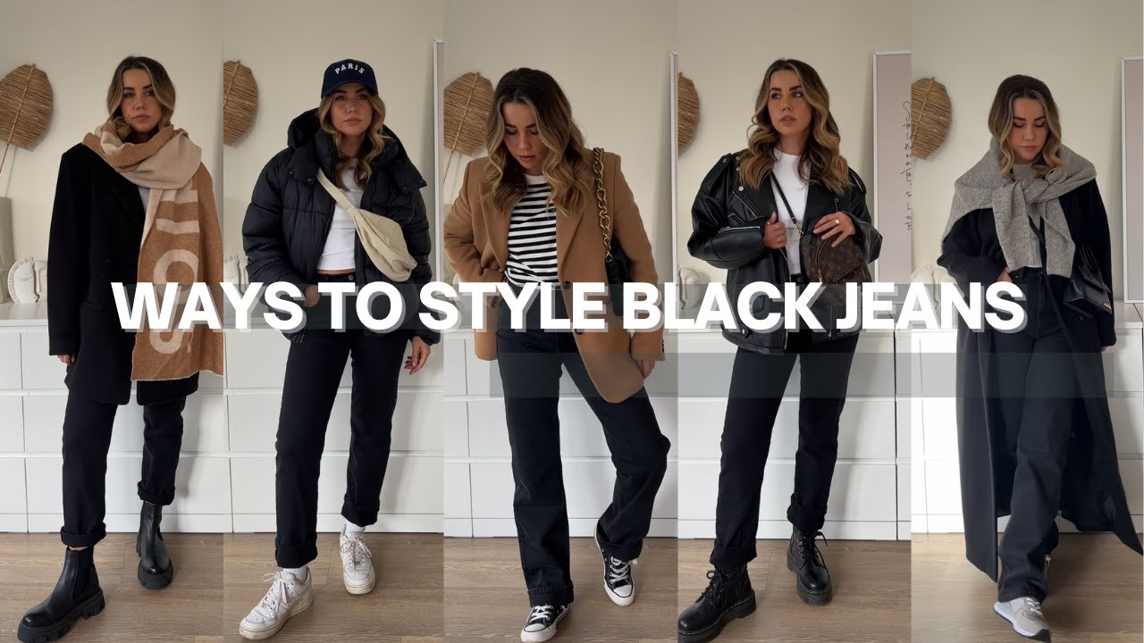 WAYS TO STYLE BLACK JEANS FOR WINTER (AND INTO SPRING)