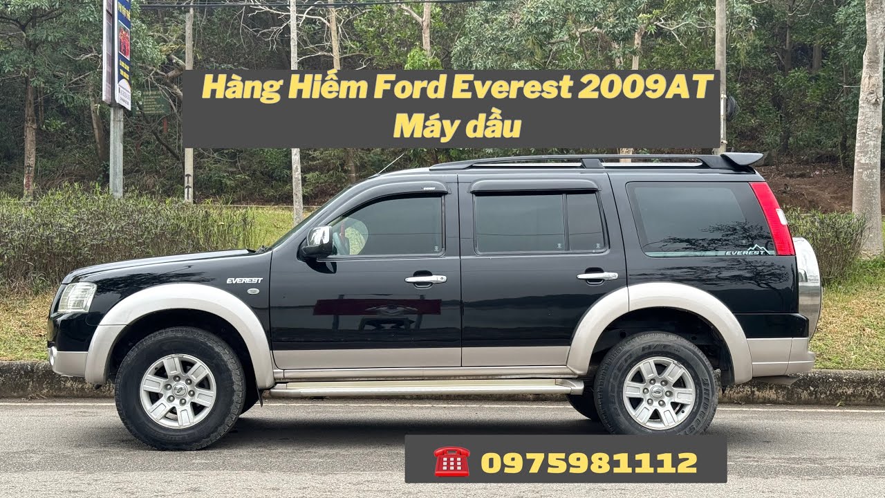 Siêu phẩm Ford Everest 2009. Số tự động. Máy dầu đẹp quá nên mua ngay ạ.