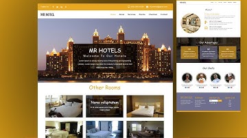Hotel Website using HTML CSS and JavaScript-With free source Code #freesourcecode #webdevelopment