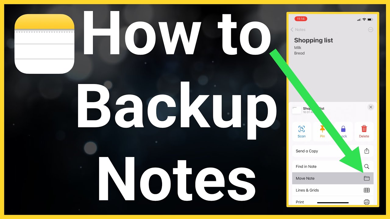 how-to-backup-notes-on-iphone-youtube