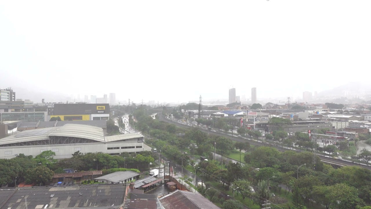 Raining season in Envigado Colombia