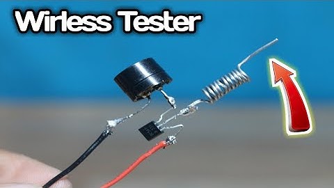 Check AC Line Without Touching The Wire Simple Non Contact AC Tester Using BC547 Transistor..