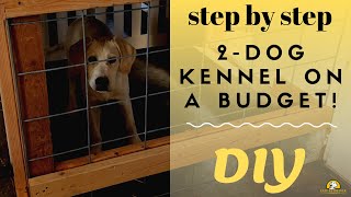 Build a Cheap 2Dog Kennel in Your Garage