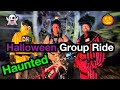 Haunted Halloween MTB Group Ride 👻 Spooky Trails at Night - Hydrocut, Ontario Canada