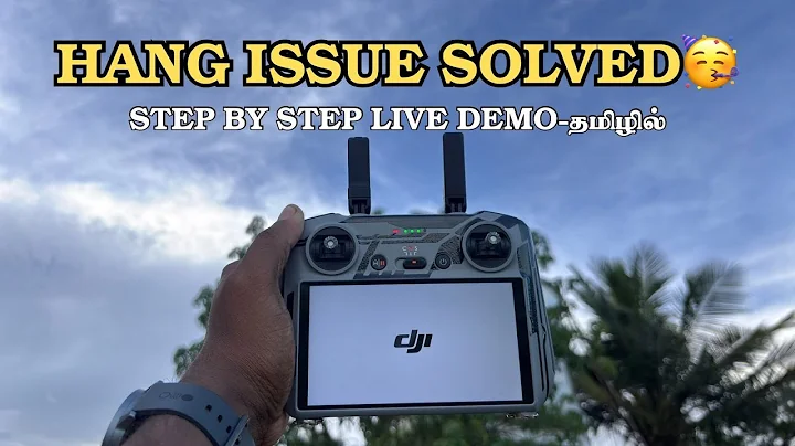 DJI DRONE RC2 Lag / Hang Problem Solved 😱! Factory Reset Full Guide in Tamil 🔥