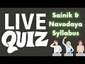 Sainik  navodaya quiz competition for  2024 