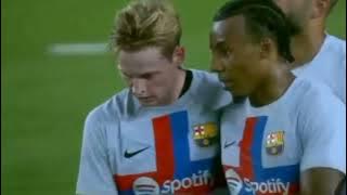 Frenkie De jong scored a goal against Manchester City | Barcelona vs Manchester City