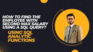 Mastering Employee Salary Analysis: Finding the Second Highest Salary | Method 2