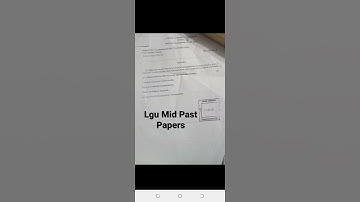 Lgu Mid 2nd sammester English past paper#lgu.Lahore Garrison University Past paper