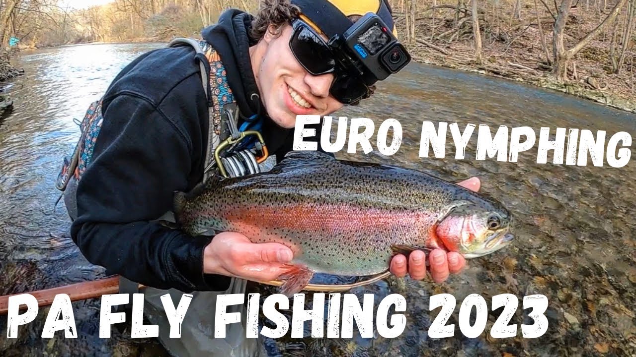 BIG Rainbow Trout [Fly Fishing PA 2023] YouTube
