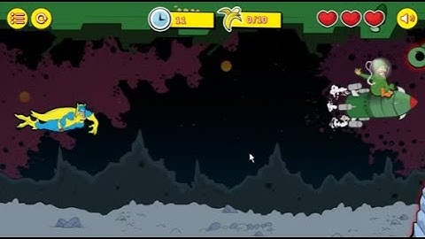 Bananaman chase in space mouse skill game best time 302