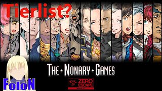 The Definitive Zero Escape Tierlist