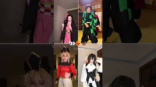 Which one was betterโค๏ธโ๐ฅ๐ฆ|#kimestunoyaiba#Sara_Demonslayer#cosplay#demonslayer#foryou#trending#kny