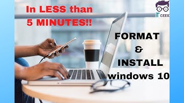 How to FORMAT and INSTALL Windows 10 in LESS than 5 minutes!