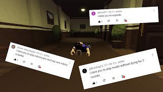 Doing Your ROBLOX Dares 3 Part 1