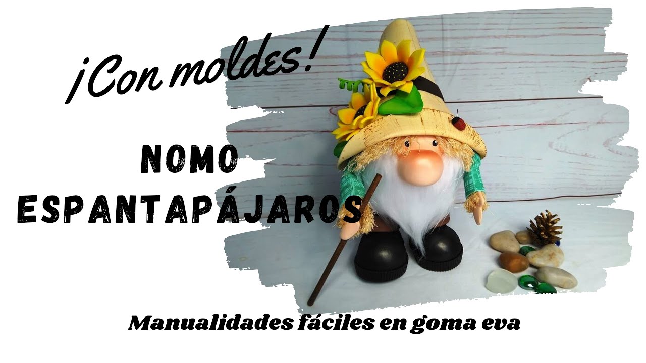 Gnomo-Espantapájaros en goma eva Maxresdefault