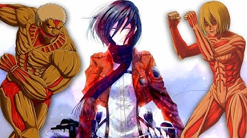 Attack on Titan 2 - Mikasa Max Level Goddess Mode VS Female Titan - Perfected Gear+19* Gameplay