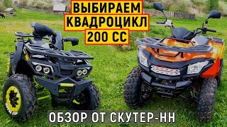 Обзор - Сравнение квадроциклов WILD TRACK LUX 200 и ATV  MAX 200