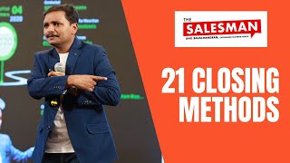 21 Sales Closing Methods | Anil Balachandran | The Salesman