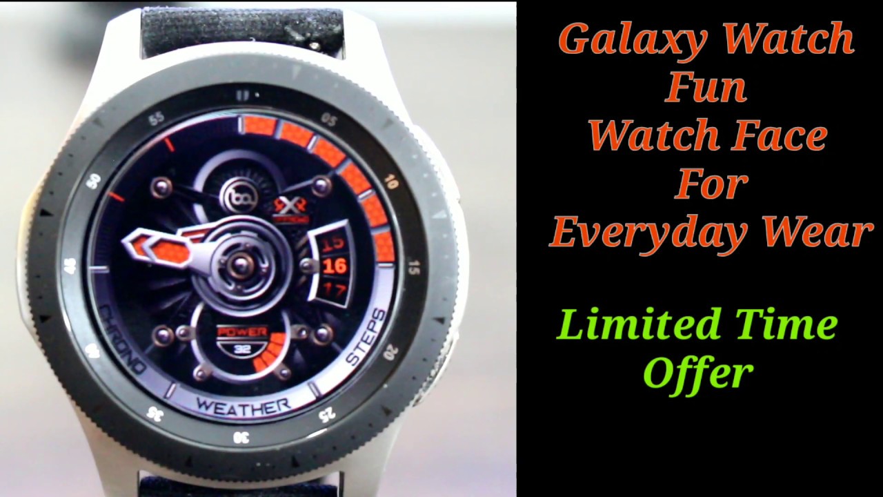 Freebie Alert Galaxy Watch/Gear S3 Weather Fitness Watch Face Limited ...