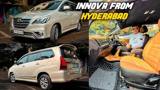 OLD INNOVA FROM HYDERABAD FACELIFTED TO TYPE 4 || MOST BEAUTIFUL INTERIOR MODIFICATION | 📞7977662321