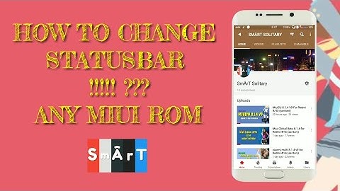Multi  Miui status bar any miui ROM for Redmi | Xiaomi Mi devices