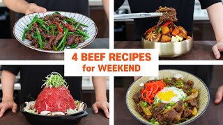 4 Easy BEEF Dinner Recipes that Will Change Your Life!
