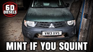 Cheap 4x4 diesels Mitsubishi pick up truck… with a few issues!! Top quality treasure