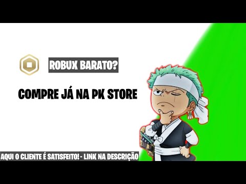 Robux mais barato na Loja do P7DRO - Voltou! Corre que o estoque é