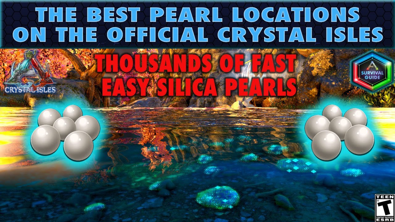 The Best Pearl Locations in the Official Crystal Isles Map - YouTube