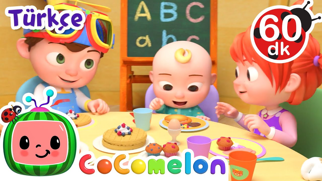 Kahvaltı Şarkısı 🍳 | JJ ve Arkadaşları Kahvaltıda | CoComelon Türkçe | Çizgi Film | Bebek Şarkıları