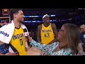 Tyrese Haliburton & Pascal Siakam ABC Postgame Interview | Game 7 Pacers vs Knicks 2024 NBA Playoffs