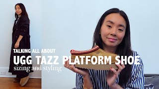 Let’s talk about the UGG TAZZ Tasman Platform shoe (size up or down, my sizing recommendations)